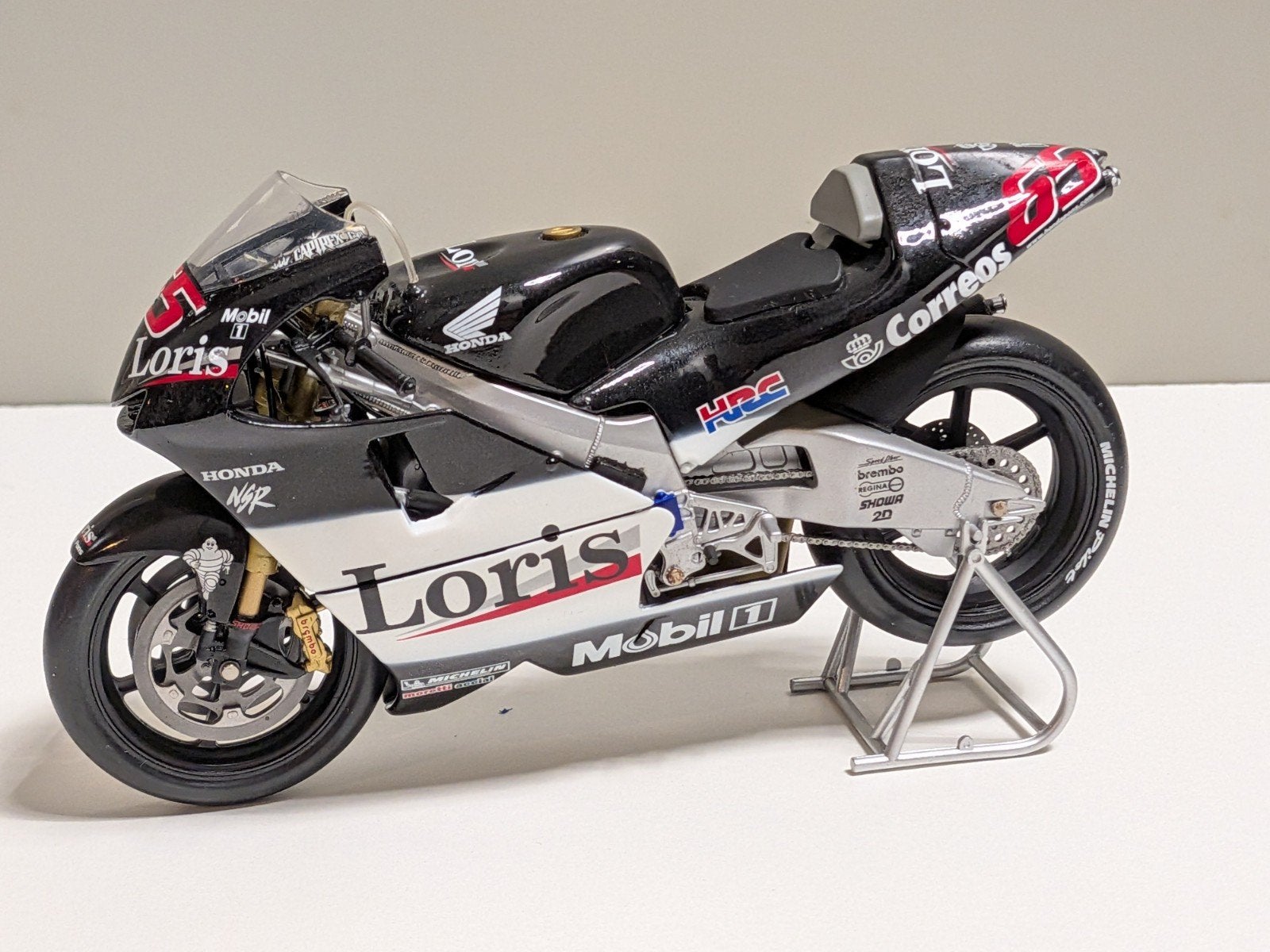 Minichamps: Honda NSR500 - Loris Capirossi - MotoGP 2002, Hobby en Vrije tijd, Modelauto's | 1:5 tot 1:12, Ophalen of Verzenden