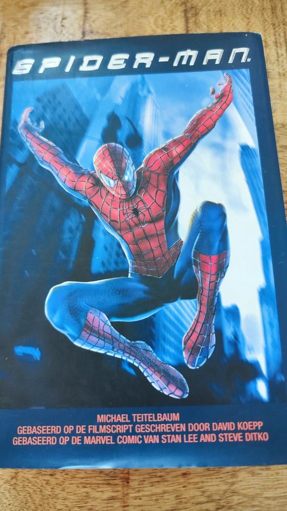 Spiderman boek - Getekend op eerste pagina's, verder prima!, Ophalen of Verzenden, Gelezen, Michael Teitelbaum, Fictie