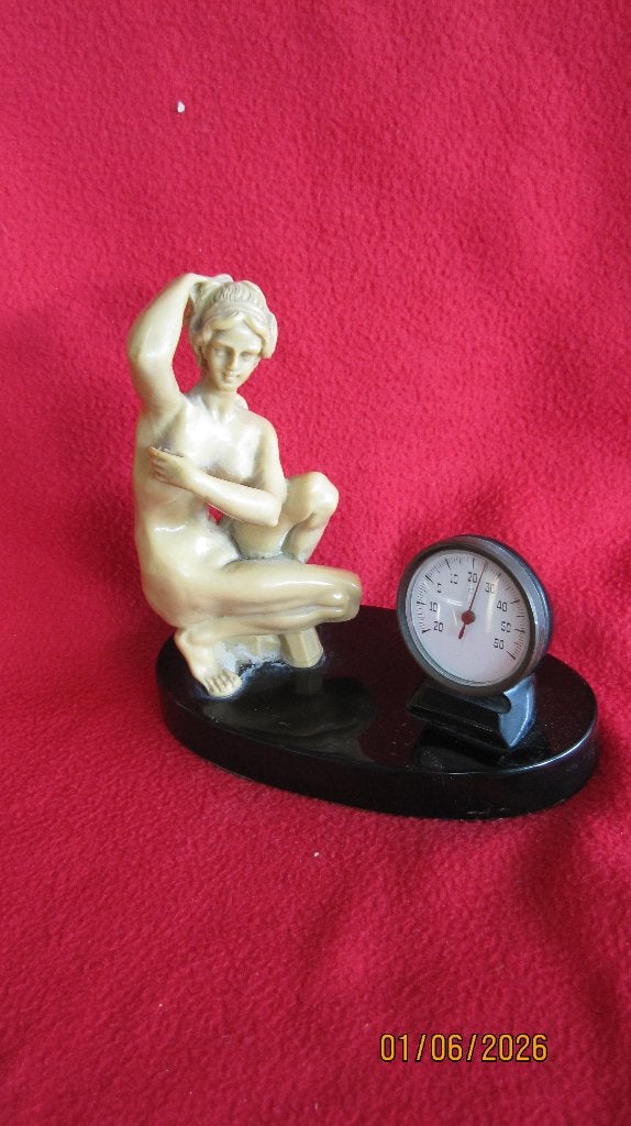 Vintage thermometer met Venus, Antiek en Kunst, Ophalen of Verzenden