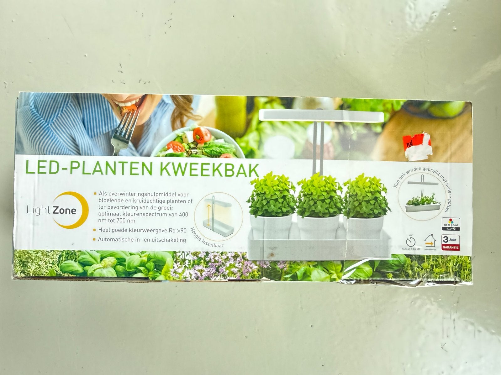 Light Zone LED-Planten Kweekbak - Optimaal voor Groei, Tuin en Terras, Kweekspullen, Ophalen, Nieuw, Kweekbak