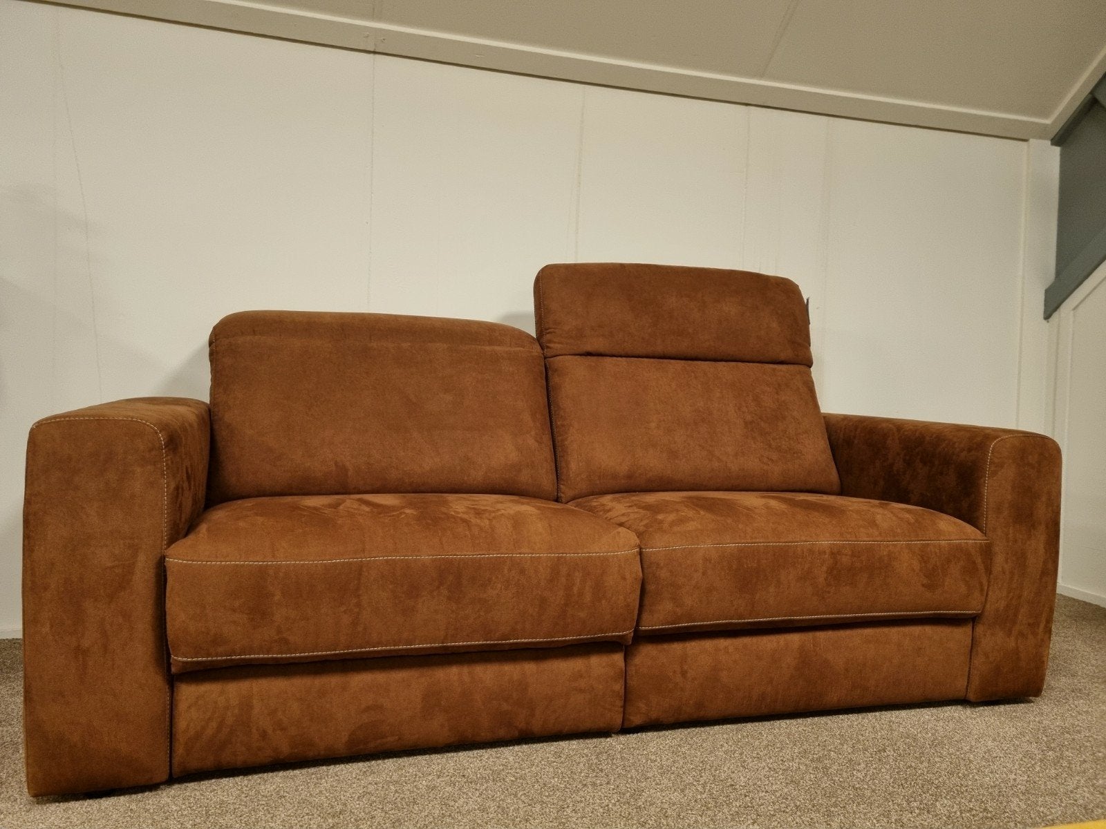 3 zits bank met relax functie, Ophalen, 75 tot 100 cm, 200 tot 250 cm, Nieuw