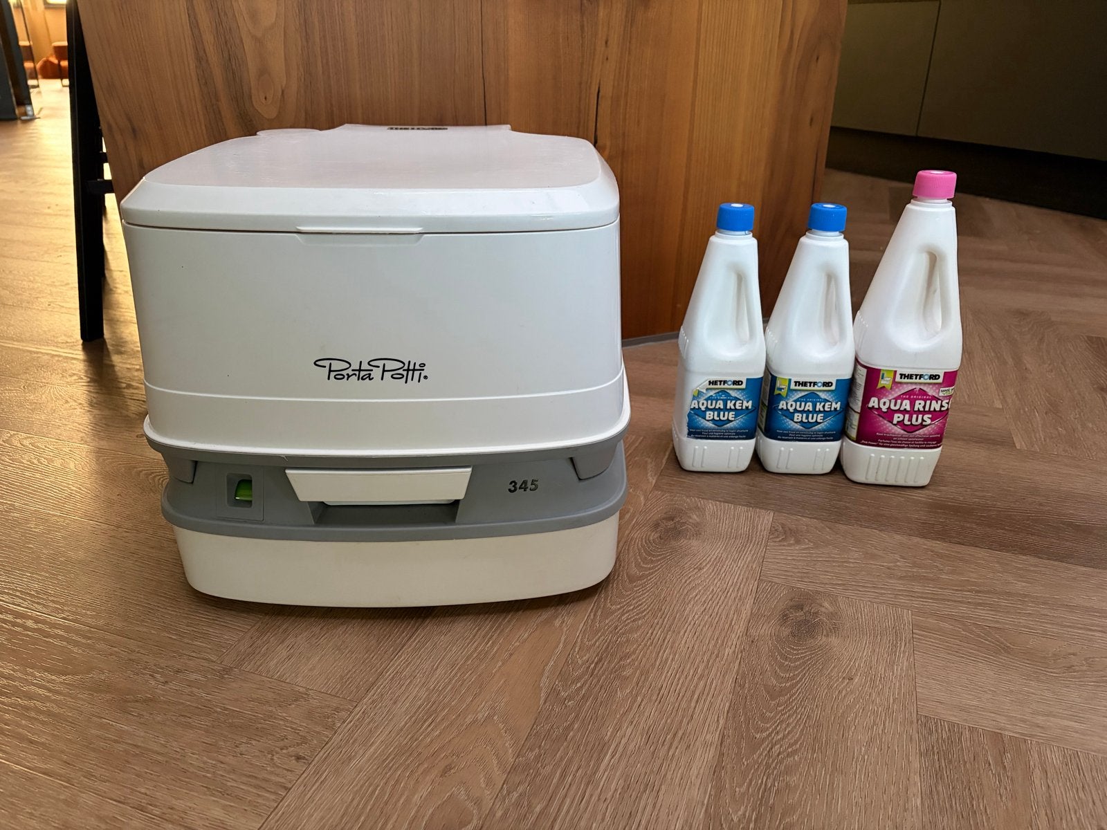 Thetford Porta Potti 345 chemisch toilet incl. vloeistof, Ophalen, Gebruikt