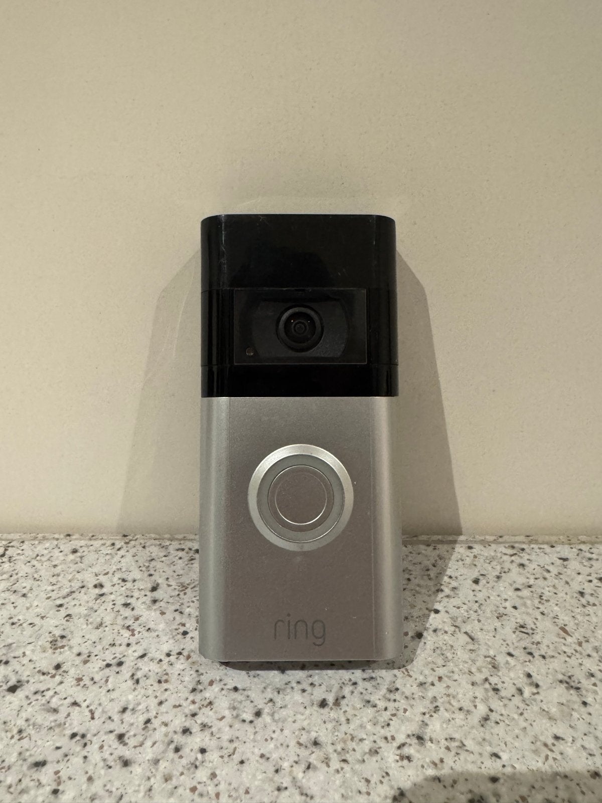 Ring Video Doorbell 4 (5D22E9) batterij deurbel, Ophalen of Verzenden, Ingebouwde camera, Gebruikt, Draadloos