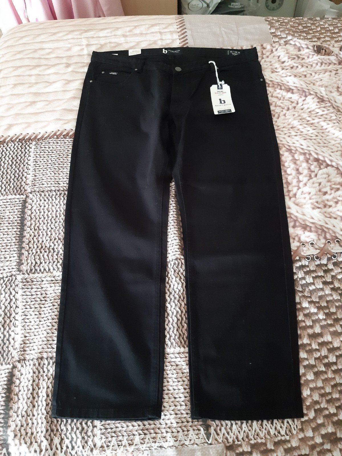 Brams paris jeans maat 40/32 nieuw, W36 - W38 (confectie 52/54), Zwart, Bram's Paris, Nieuw
