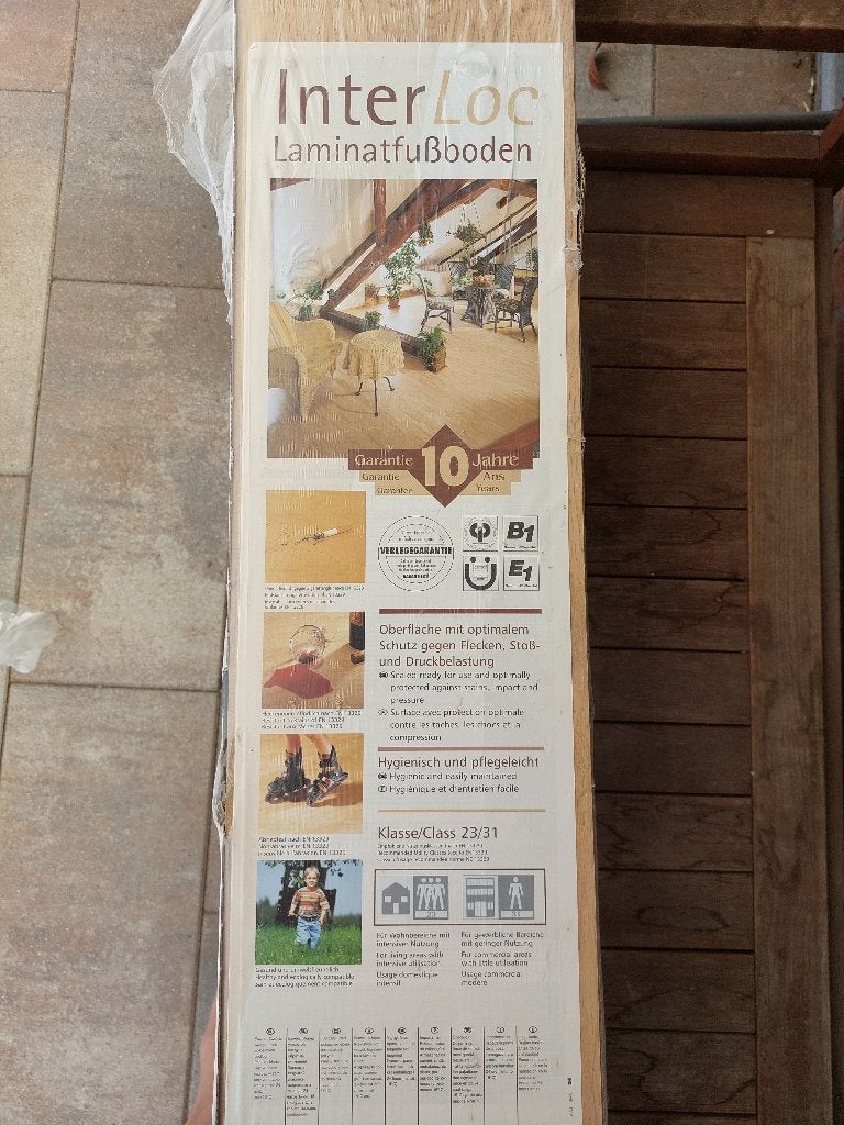 restpartij kliklaminaat te koop, Doe-het-zelf en Verbouw, Vloerdelen en Plavuizen, Ophalen, 50 tot 150 cm, Nieuw, 5 tot 10 m²