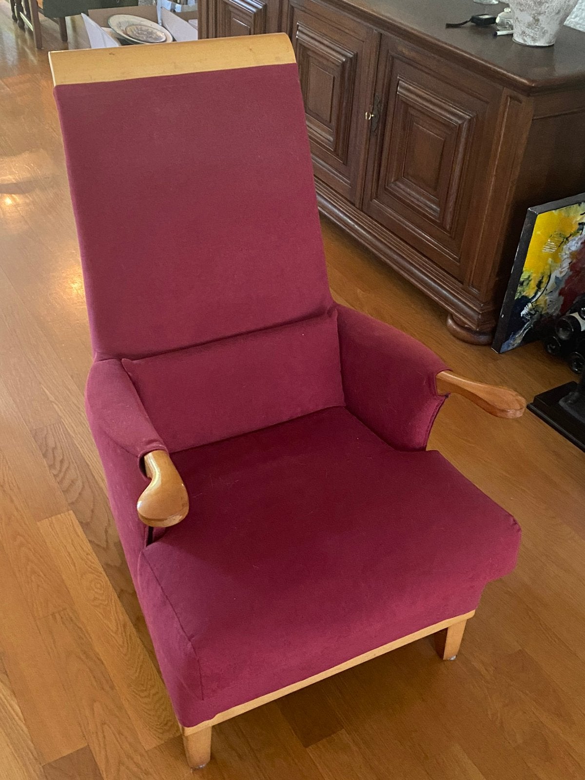 Giorgetti fauteuil, Ophalen, Gebruikt, 75 tot 100 cm, Stof