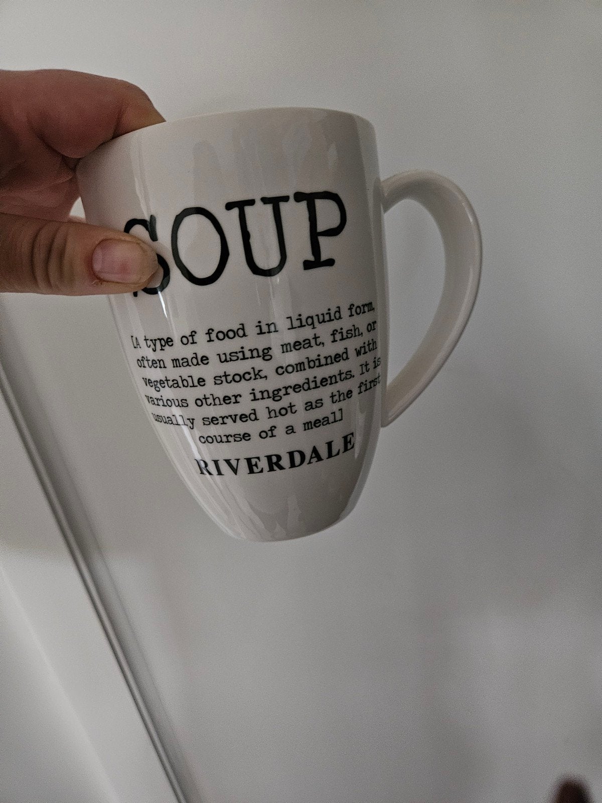 Riverdale SOUP mokken - set van 7, Ophalen, Overige typen, Zo goed als nieuw, Steen/keramiek