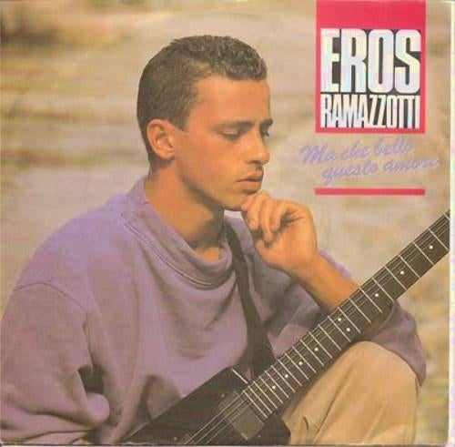 Eros Ramazzotti - Ma Che Bello Guesto Amore (ps), Cd's en Dvd's, Vinyl Singles, 7 inch, Single, Ophalen of Verzenden, Zo goed als nieuw