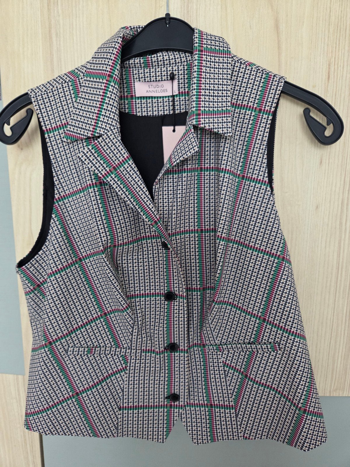 Studio Anneloes Brazy check gilet - Nieuw met kaartje, Kleding | Dames, Studio Anneloes, Meerkleurig, Maat 42/44 (L), Nieuw