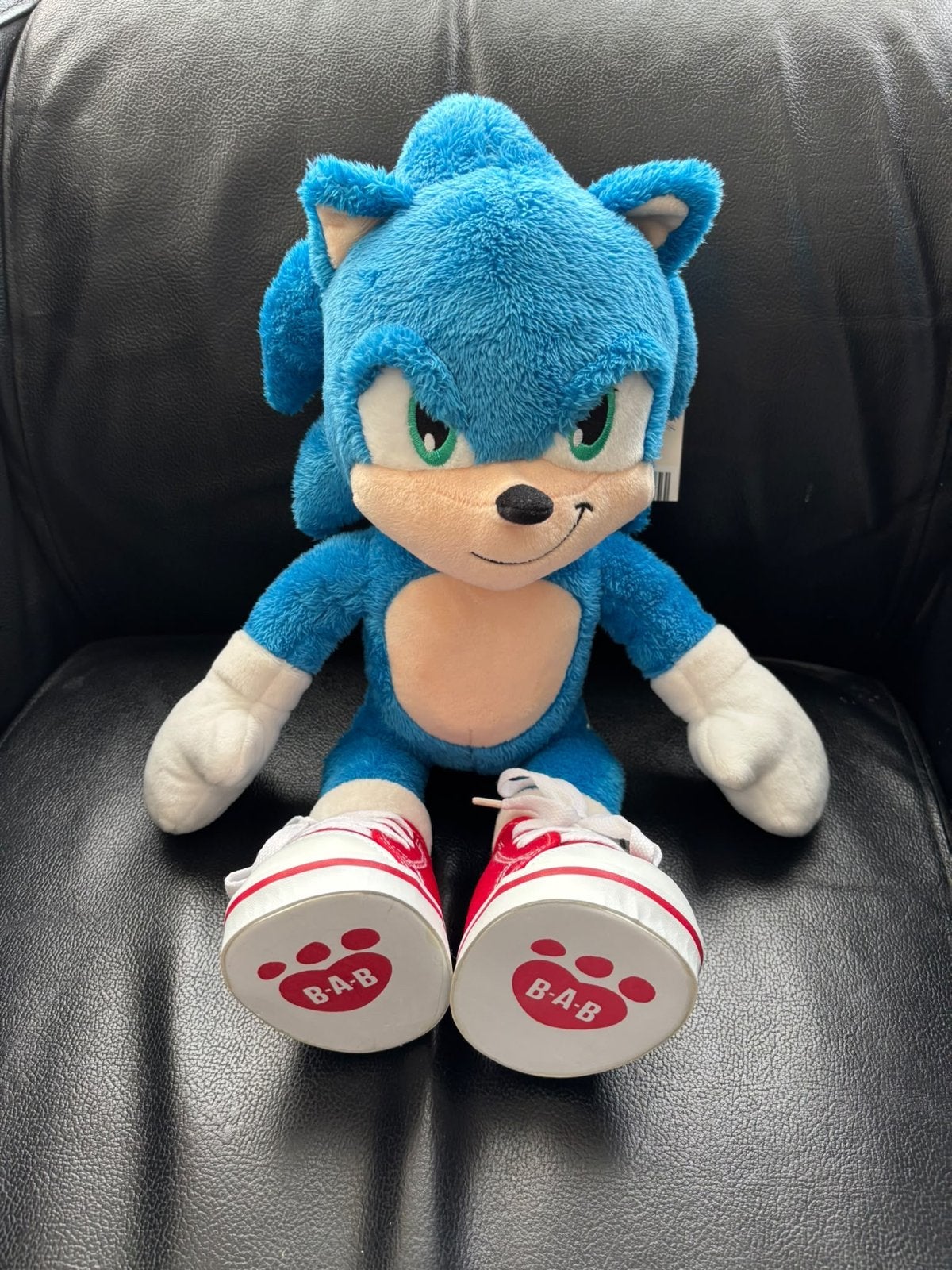 Sonic the Hedgehog Build-A-Bear met rode schoenen - Nieuw, Overige karakters, Overige typen, Blauw, Nieuw