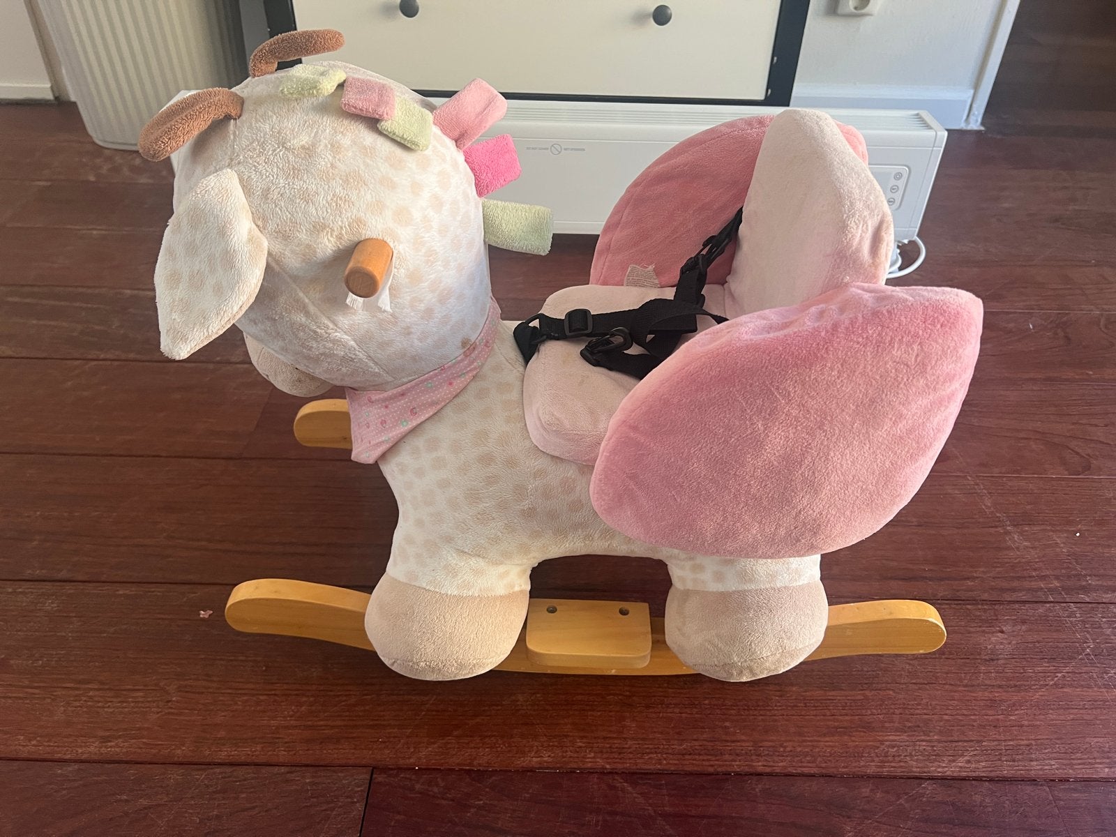Schattige Giraffe Schommelstoel voor Baby's, Ophalen, Gebruikt, Jongen of Meisje