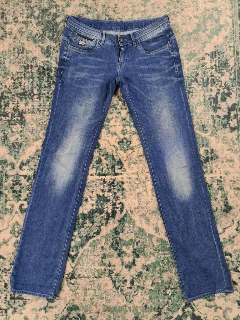 G-star raw midge dumont straight W28 L34 dames Tulsi2834, Blauw, Ophalen of Verzenden, W28 - W29 (confectie 36), G-STAR RAW