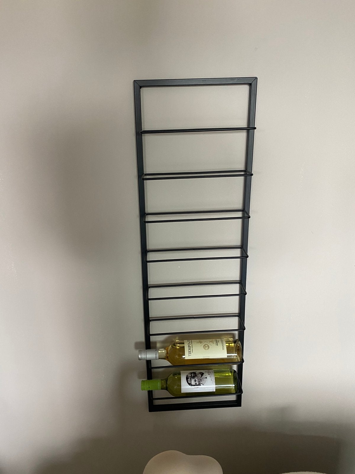 wijnrek, Huis en Inrichting, Woonaccessoires | Wijnrekken, Ophalen, Zo goed als nieuw, Metaal, 5 tot 15 flessen