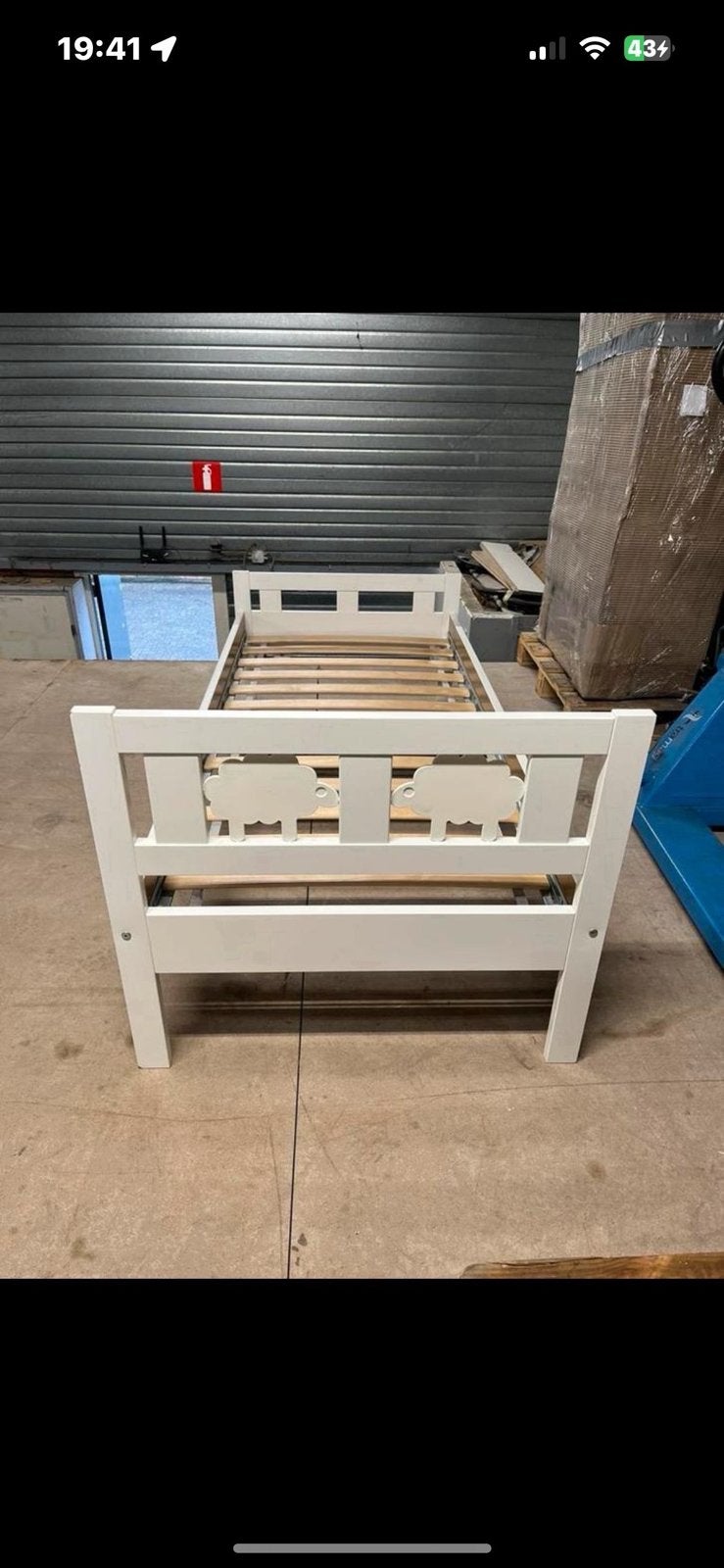 IKEA kinderbedje in de kleur wit, Kinderen en Baby's, Ophalen, Zo goed als nieuw, Overige typen