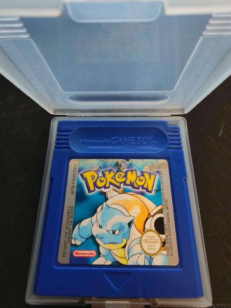 Pokémon Blue - Gameboy, Spelcomputers en Games, Games | Nintendo Game Boy, Gebruikt, Role Playing Game (Rpg), 1 speler, Vanaf 7 jaar