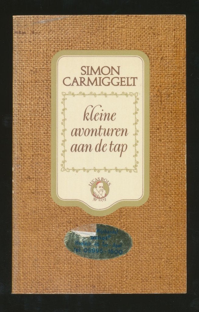 CARMIGGELT, S: Reclameditie Kleine avonturen aan de tap, Gelezen, Ophalen of Verzenden, Nederland, Carmiggelt, S