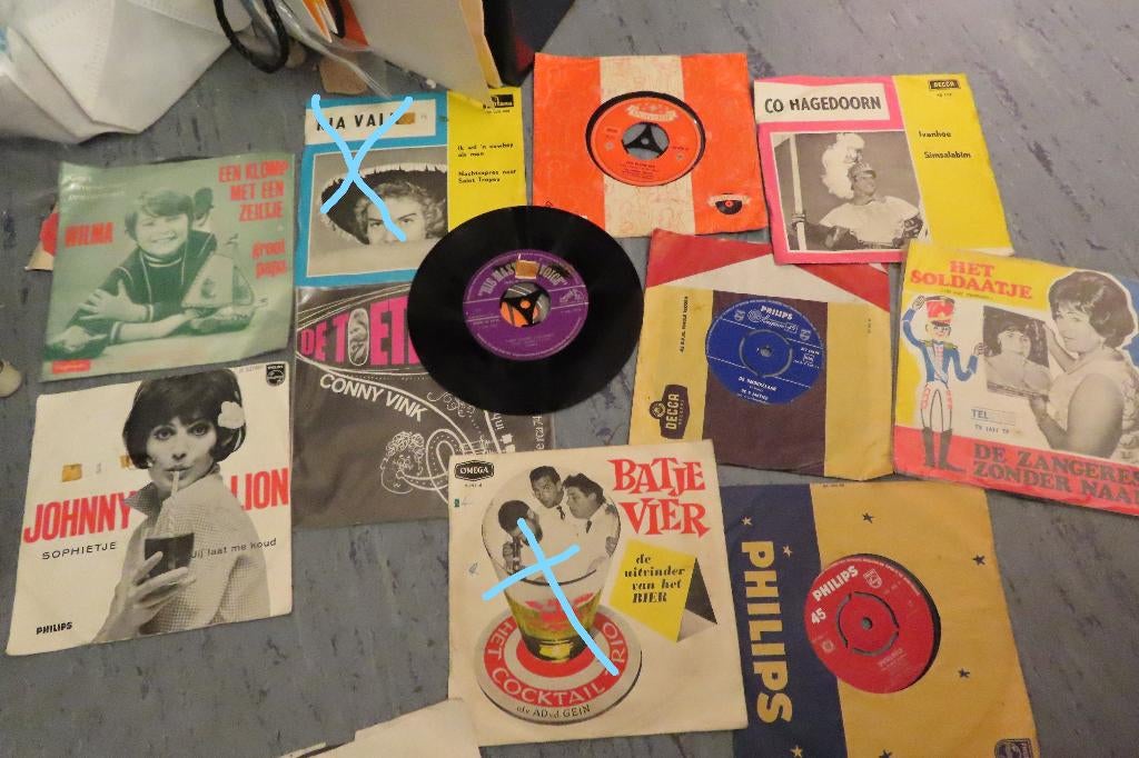 vinyl singles  partij singles 50/60/70er jaren  divers genre, Cd's en Dvd's, Vinyl Singles, Verzenden, Gebruikt, Pop