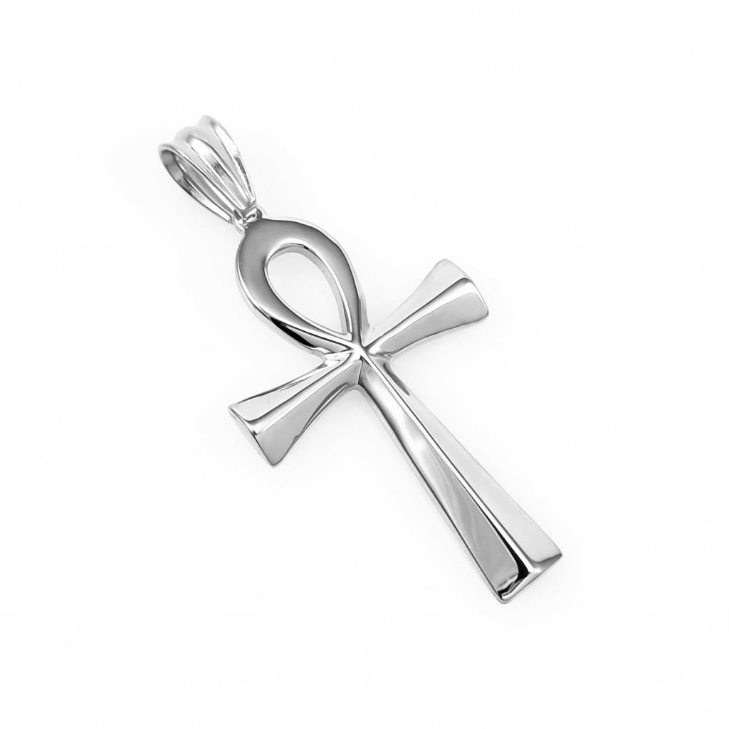 Egyptisch Kruis XL Ankh - RVS - Religieus Heren Kruis Hanger, Overige materialen, Birgitta-Gracht 33, 6465 EL Kerkrade, Nederland