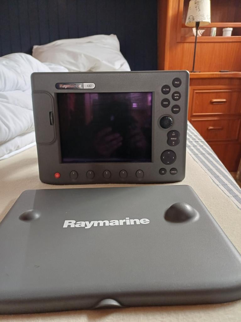 Raymarine C80 Kaartplotter/Fishfinder, Watersport en Boten, Ophalen of Verzenden, Gebruikt, Kaartplotter of Fish Finder
