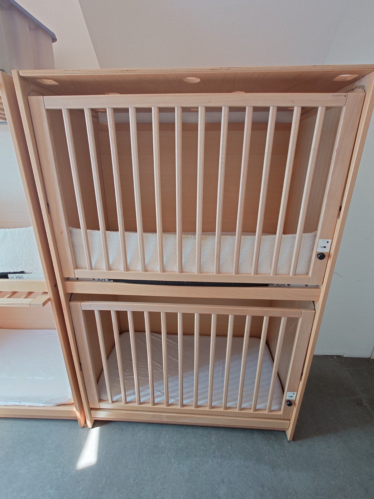 Stapelledikant (duoslaper) voor kinderopvang/gastouder, Ophalen, Gebruikt, 190 cm of minder, 180 tot 200 cm