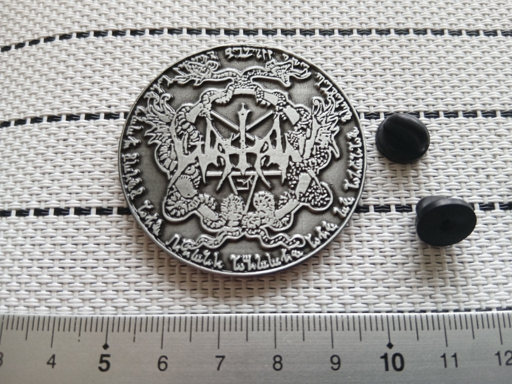 Watain  vrij mooie Orbis Mortuus pin badge speld n4 metal, Verzenden, Nieuw, Overige typen