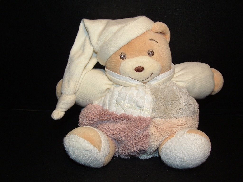 KALOO BEER BOL VELOURS BEIGE/ROOMWIT MET ZACHT, Ophalen of Verzenden, Nieuw, Overige typen