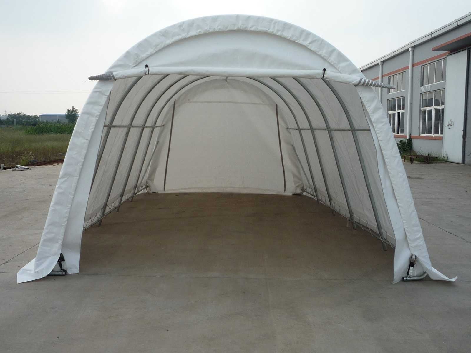 Garagetent / opslagshelter 9,20x4,30x4,30 meter / 14-30-14