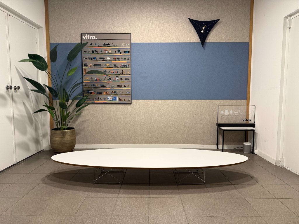 Vitra | Eames | ETR | Wit & Chroom | 1x, Gebruikt, Vitra Artifort Cassina Fritz Hansen Eames Gispen Pastoe Hay, 200 cm of meer