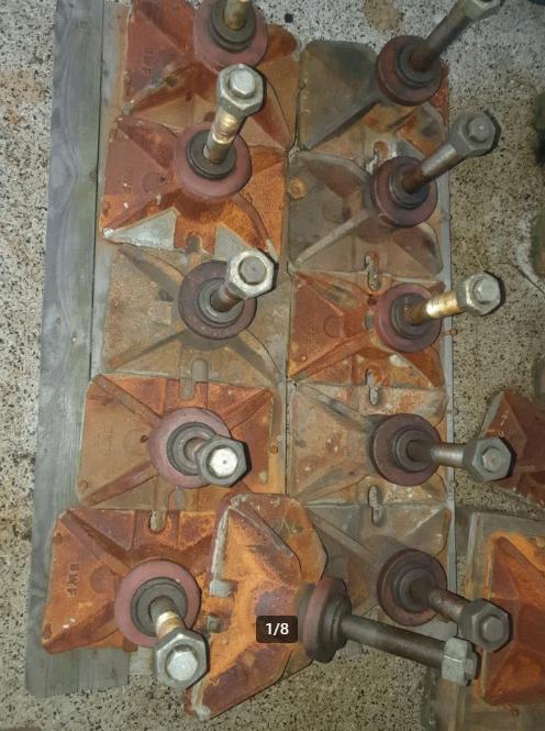 grote partij stelpoten machine stempels, Doe-het-zelf en Verbouw, Metalen, Ophalen, Gebruikt, IJzer