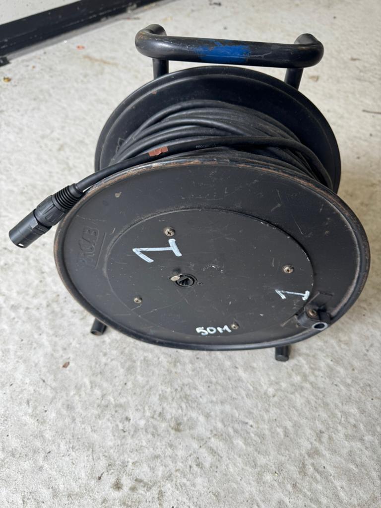 Procab Cat5 50m haspel, Ophalen of Verzenden, Zo goed als nieuw, Apparatuur