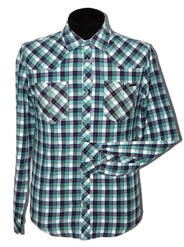 Gsus Industries geruit overhemd, shirt, Mt. S, Kleding | Heren, Halswijdte 38 (S) of kleiner, Zo goed als nieuw, Groen, GSUS