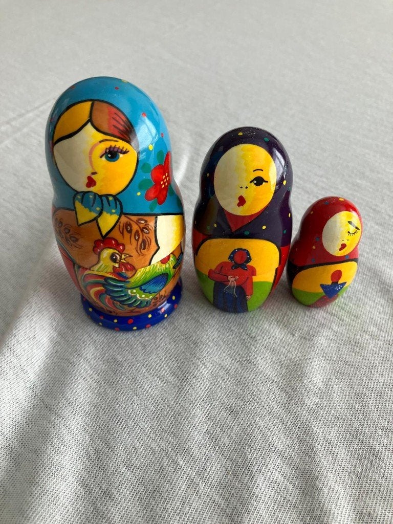 Russische Matroesjka Vintage, Ophalen, Zo goed als nieuw