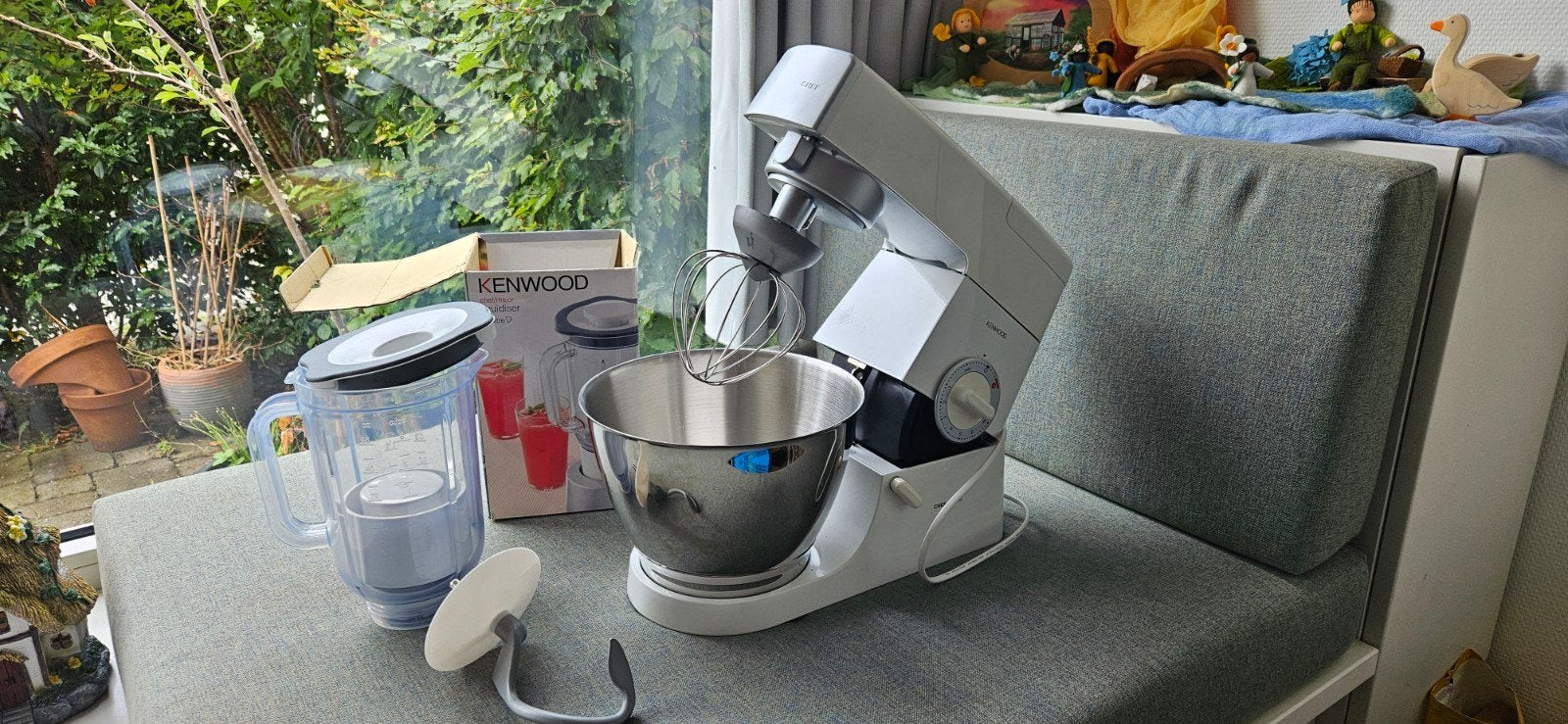 Kenwood Chef Classic keukenmachine met blender, 2 tot 3 liter, Ophalen, Gebruikt, 3 snelheden of meer