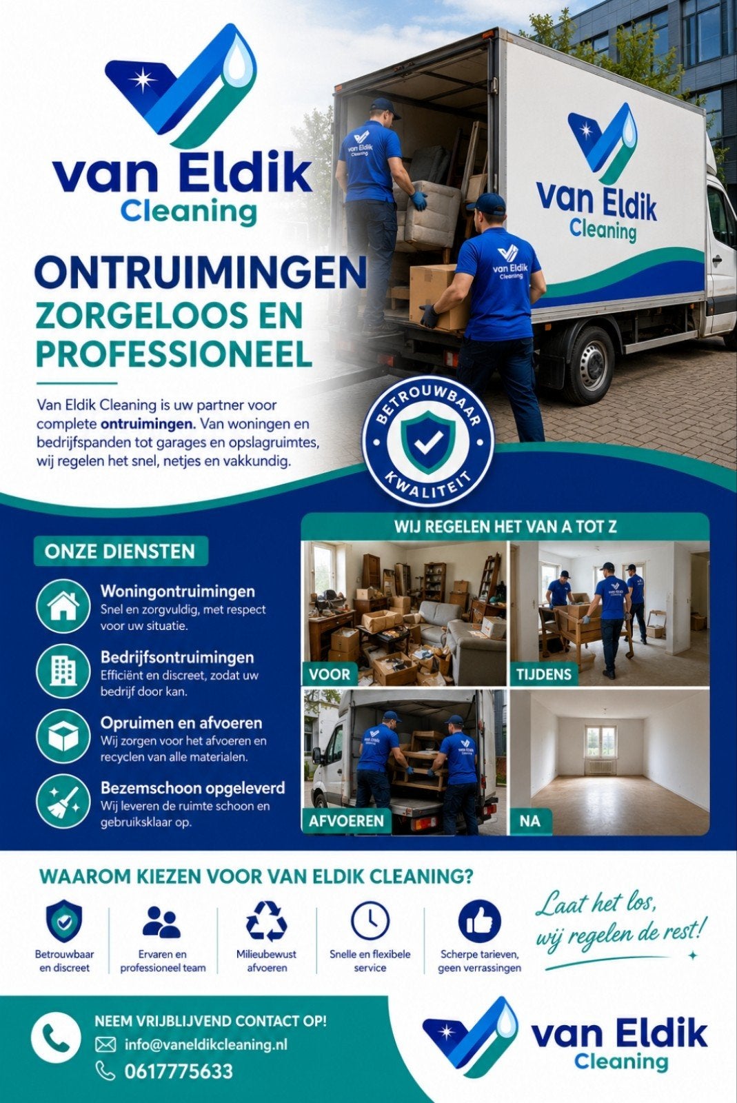 ontruimingen en ontzorgen, Vacatures, 33 - 40 uur, Overige niveaus, Overige vormen