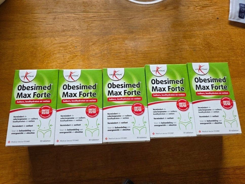 Obesimed Max Forte van Lucovitaal 10 doosjes a, Ophalen of Verzenden, Nieuw, Pillen