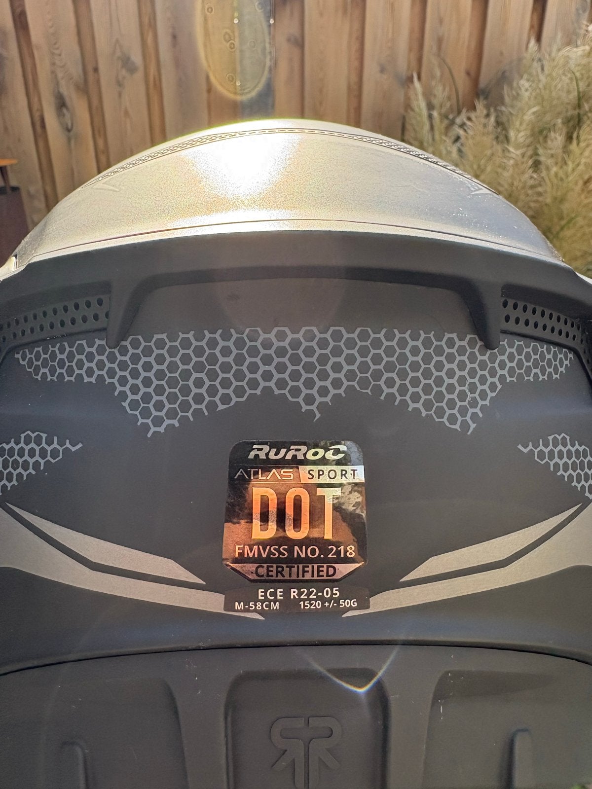 Ruroc Atlas Sport Integraalhelm - Maat M, Motoren, Overige merken, M, Heren, Ophalen of Verzenden