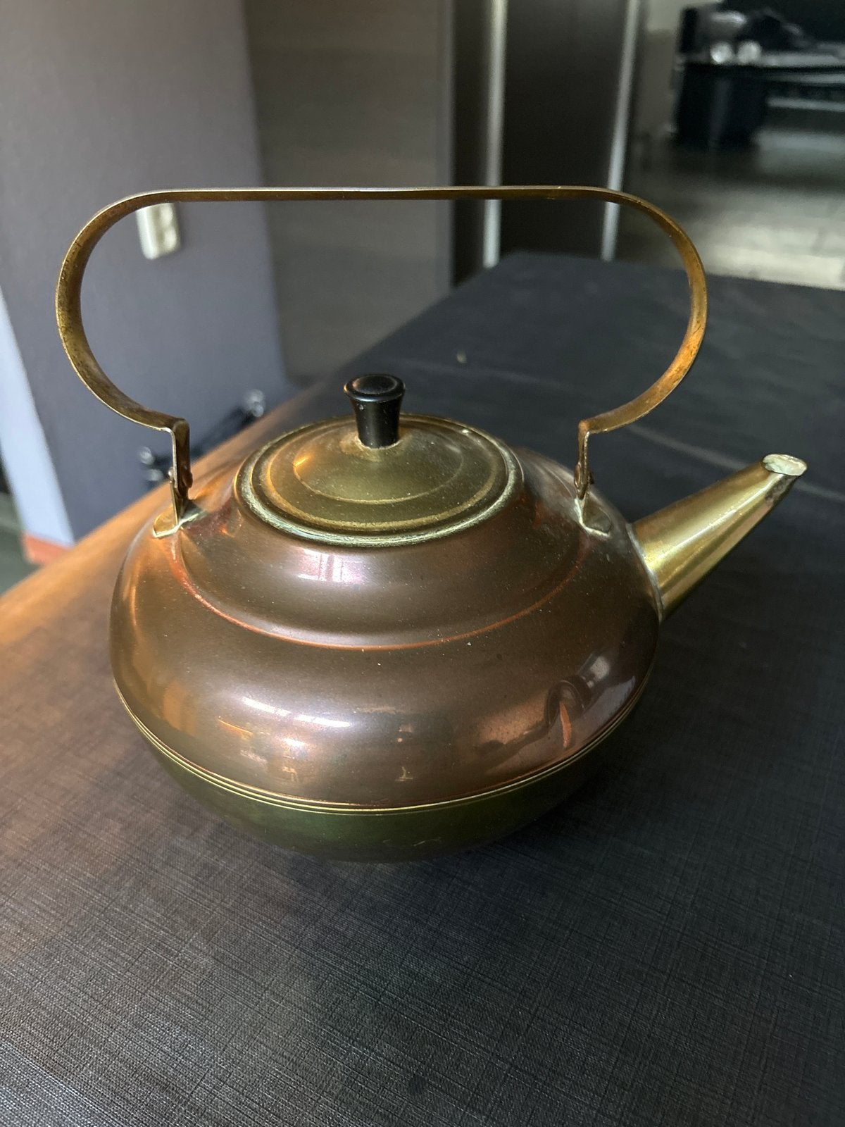 Vintage Koperen Theepot - Rembrandt Tiel Holland, Antiek en Kunst, Verzenden, Koper