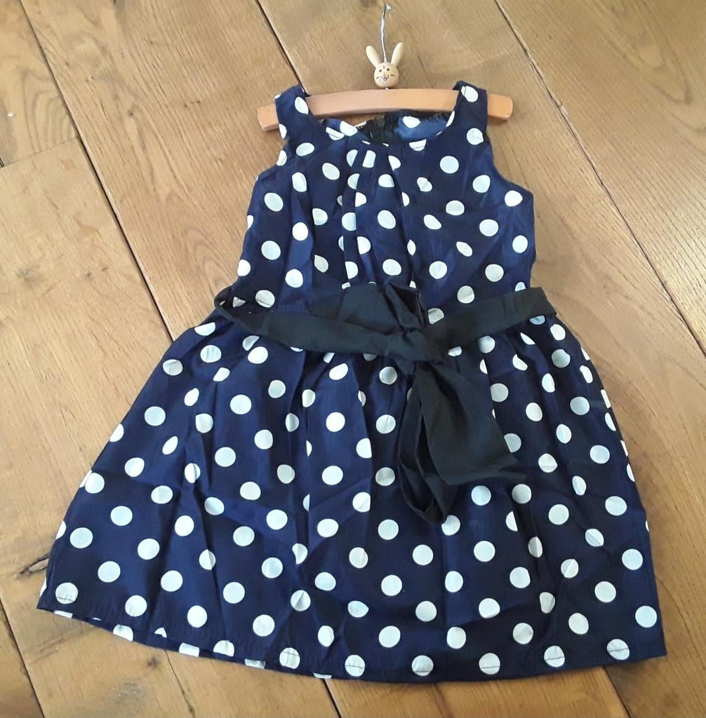 Polkadot jurkje met strik, Ophalen of Verzenden, Nieuw, Meisje, Jurk of Rok