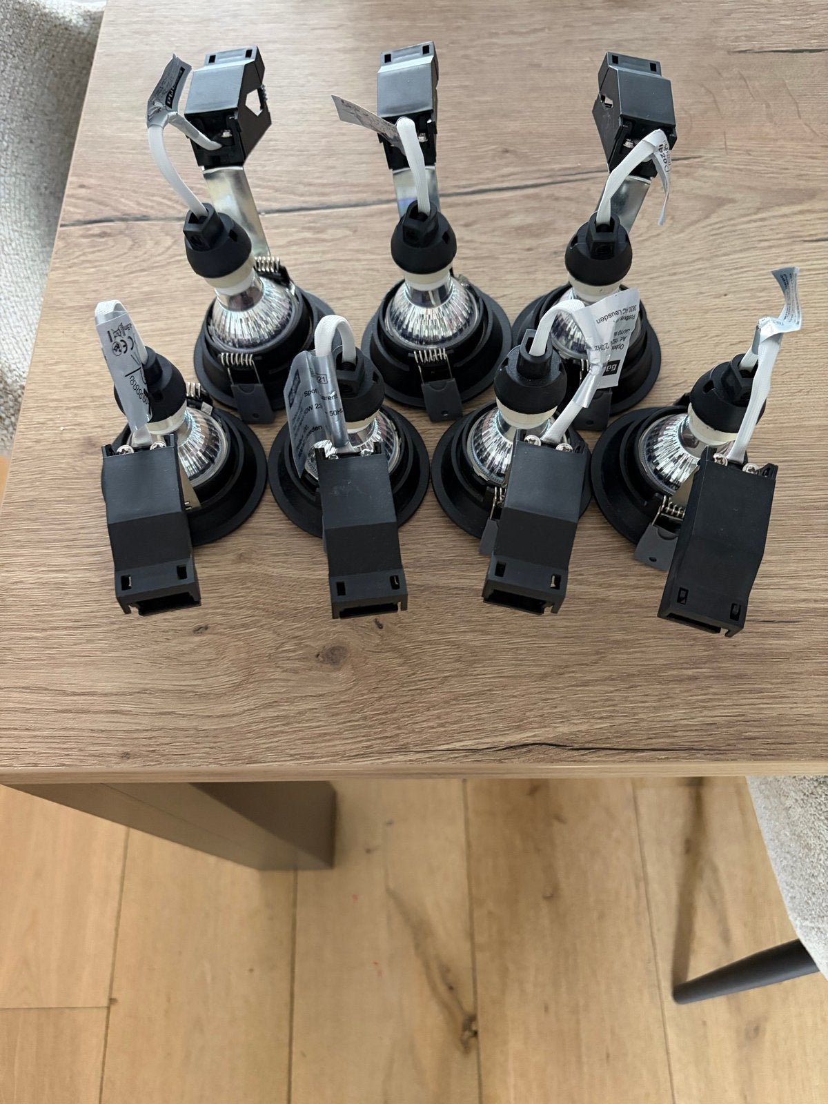 7x Gamma Opbouwspot aparaten met Handson LED, Ophalen, GU10, Opbouwspot, Nieuw