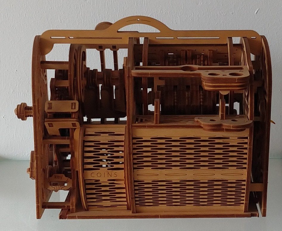 modelbouw Ugears kassa,   hoog 16,5 cm, volgnr 16, Ophalen of Verzenden, Gebruikt, 1:50 tot 1:144