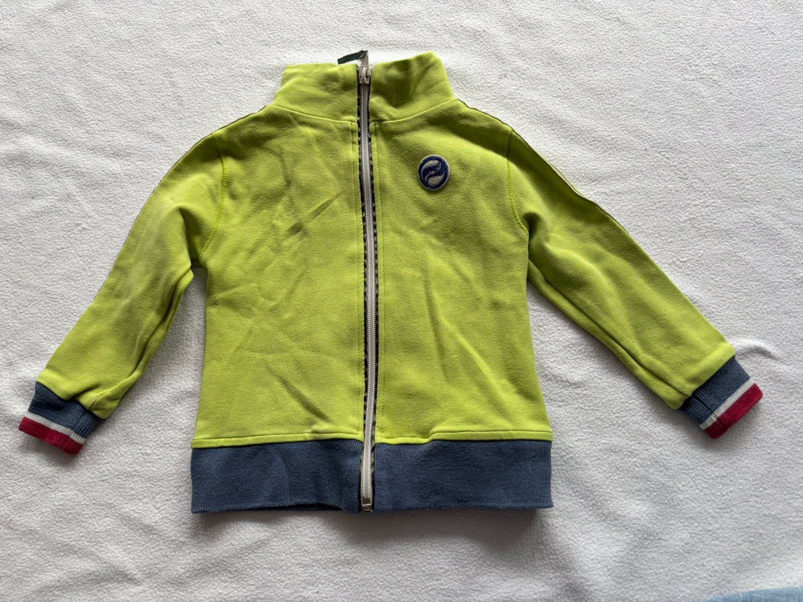 BOR*Z jack vest groen blauw/grijze, Kinderen en Baby's, Verzenden, Gebruikt, Jongen, Jas