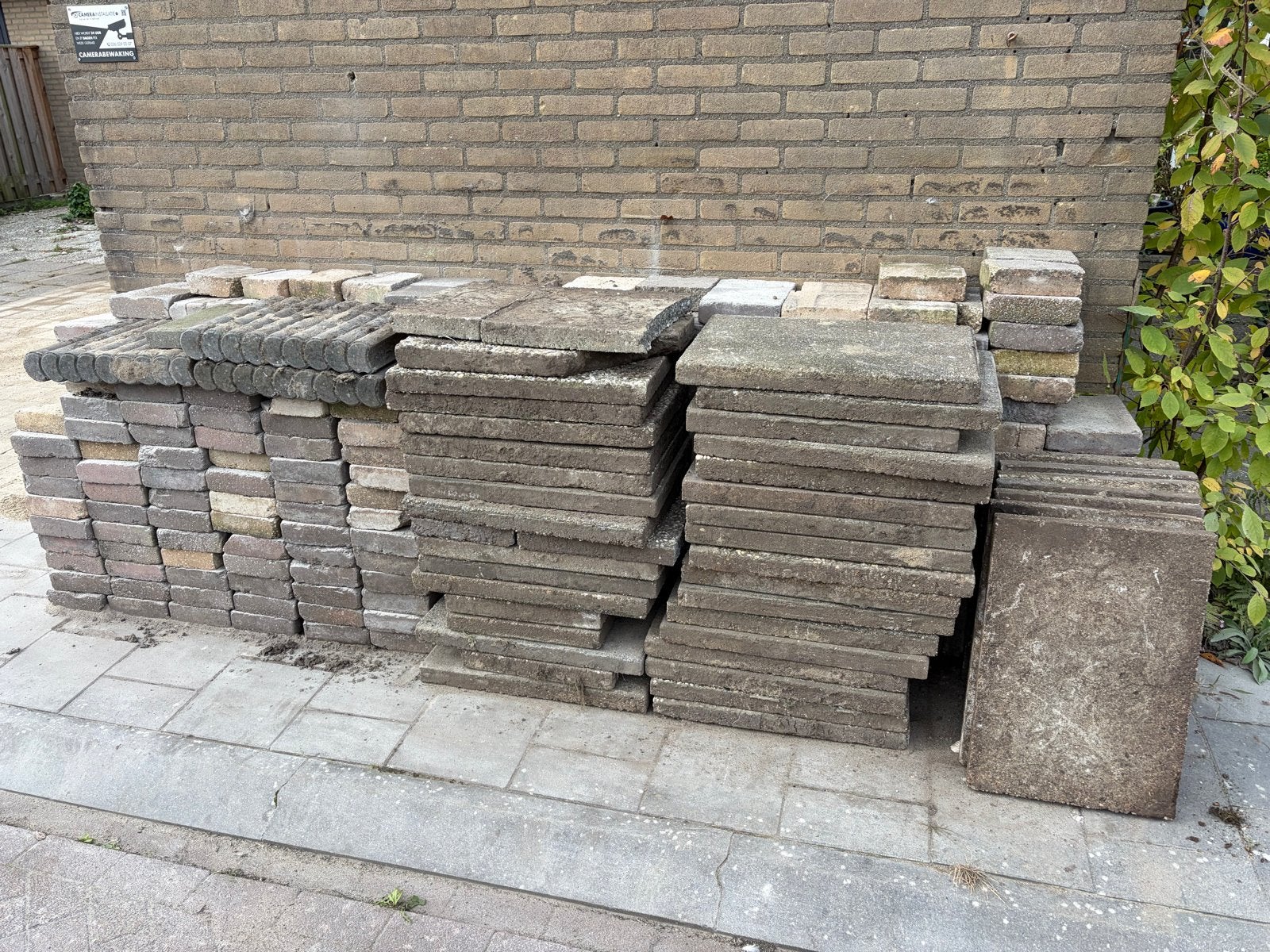 Gebruikte terrastegels en klinkers, Ophalen, Gebruikt, Klinkers, 10 m² of meer