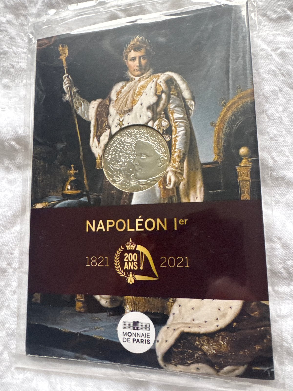 Napoleon I 200 Ans 1821-2021 Monnaie de Paris munt, Ophalen of Verzenden, Overige materialen, Buitenland
