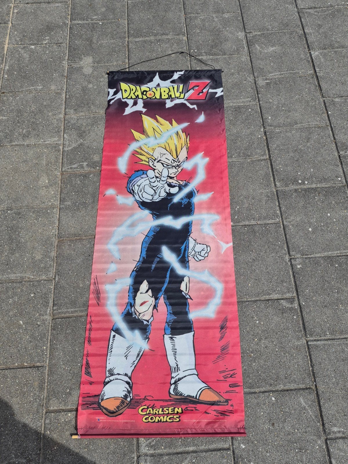 Dragonball Z Vegeta Banner - Carlsen Comics, Ophalen, Deurposter of groter, Film en Tv, Rechthoekig Staand