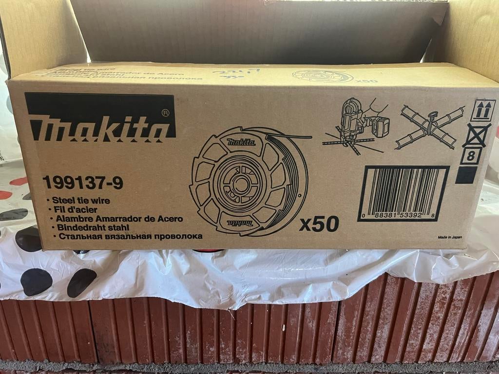 Makita vlechtdraad 6x5 rollen + 4 losse rollen (totaal 34), Ophalen of Verzenden, Nieuw
