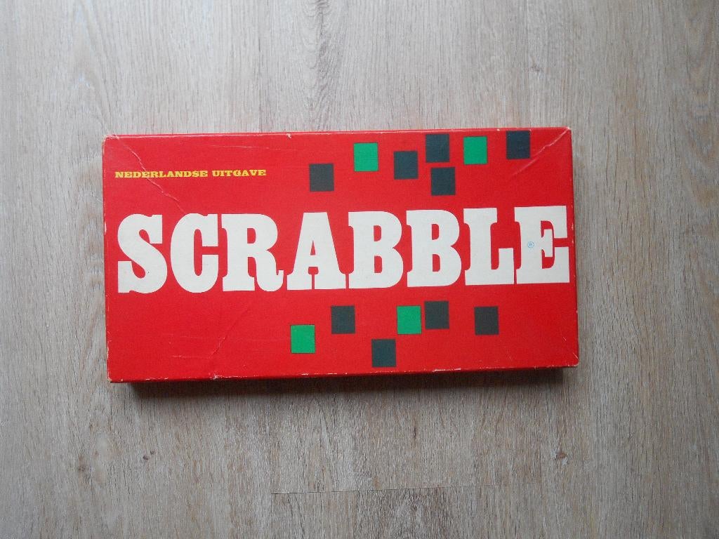 Scrabble rode doos, Ophalen, Gebruikt