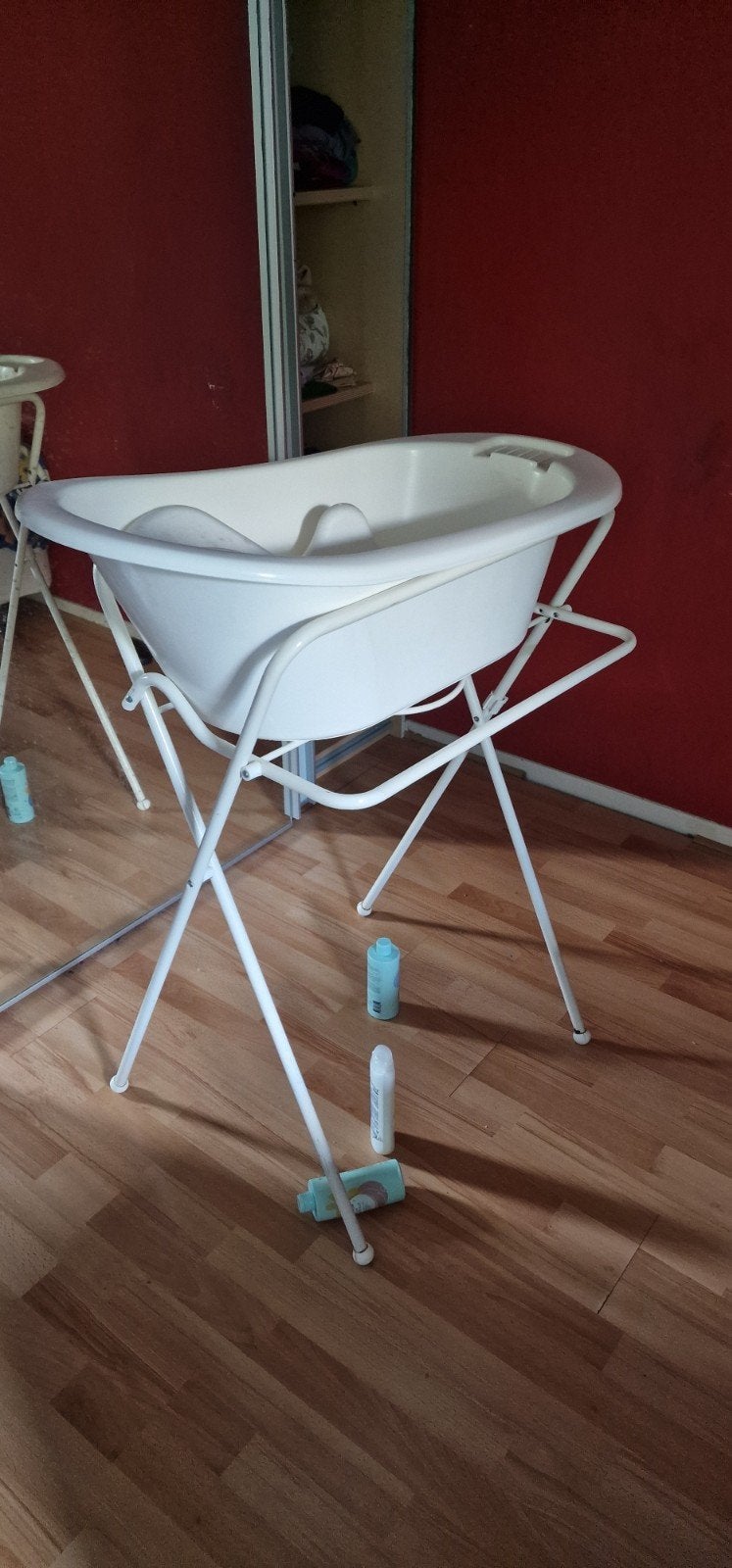 Babybadje met standaard, Ophalen of Verzenden