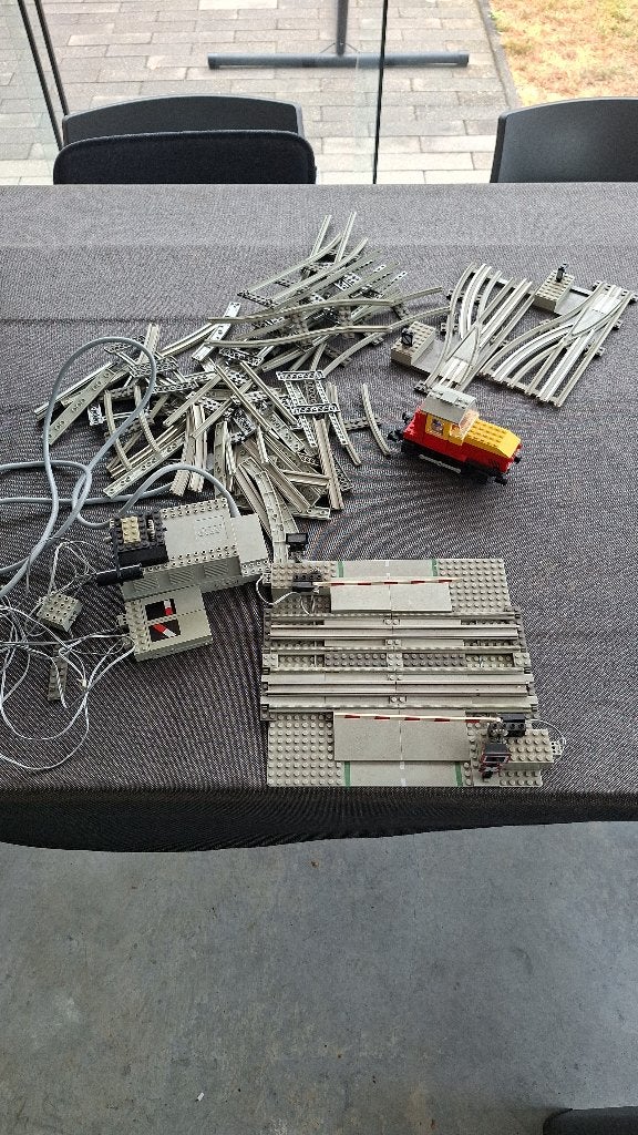 Oude lego trein, Ophalen of Verzenden, Gebruikt