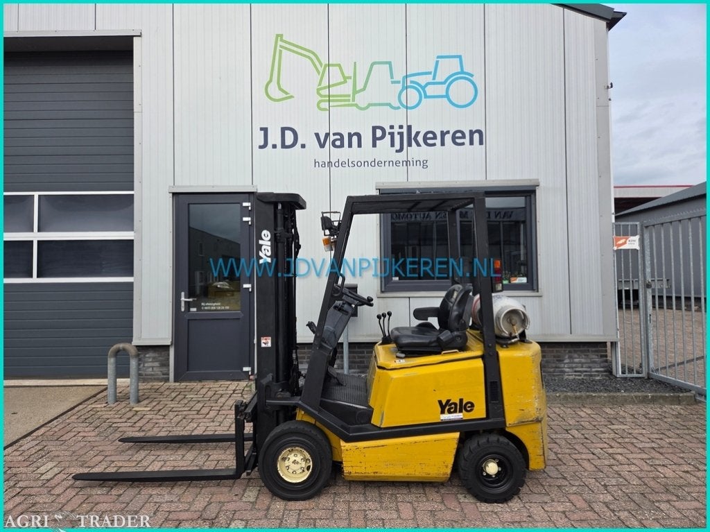 Yale GLP20AF compact triplex4.95m+sideshift+6591 uur, LPG, Yale, Ophalen of Verzenden, Info@jdvanpijkeren.nl