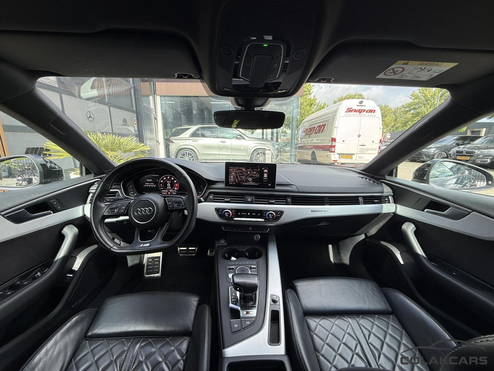 Audi S5 3.0 TFSI quattro Pro Line Plus|B&O|Massage|Garantie!, Auto's, Gebruikt, Euro 6, 2995 cc, Zwart